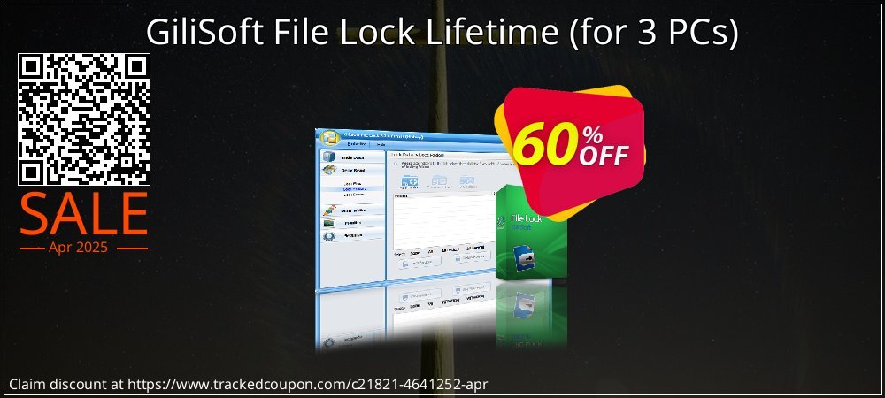 GiliSoft File Lock Lifetime - for 3 PCs  coupon on April Fools' Day offering discount