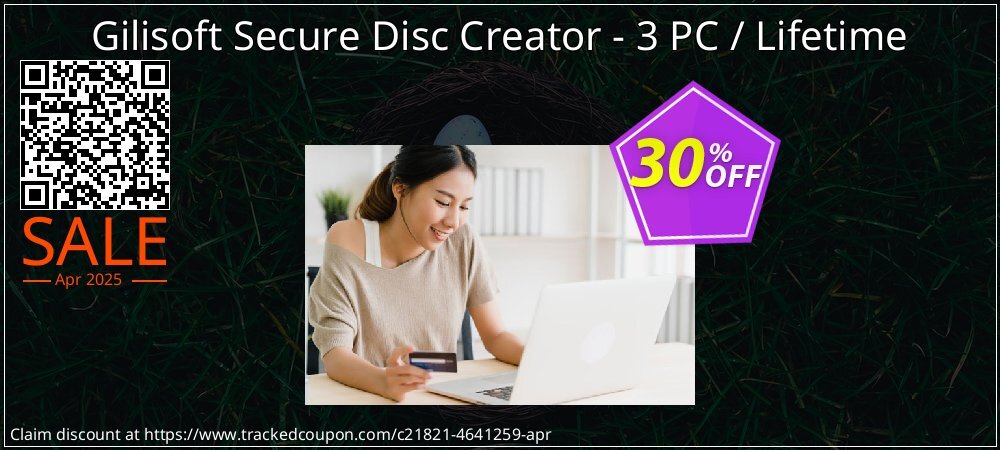 Gilisoft Secure Disc Creator - 3 PC / Lifetime coupon on World Password Day discount