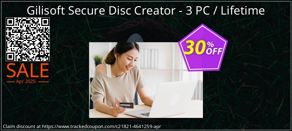 Gilisoft Secure Disc Creator - 3 PC / Lifetime coupon on Tell a Lie Day offer