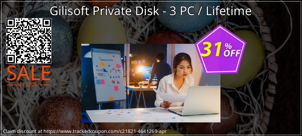 Gilisoft Private Disk - 3 PC / Lifetime coupon on Tell a Lie Day discount