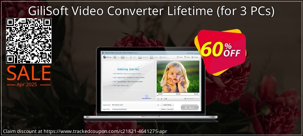GiliSoft Video Converter Lifetime - for 3 PCs  coupon on Mother Day deals