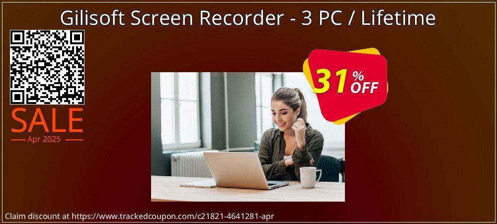 Gilisoft Screen Recorder - 3 PC / Lifetime coupon on World Party Day super sale