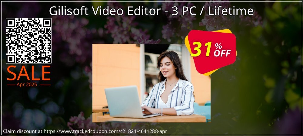 Gilisoft Video Editor - 3 PC / Lifetime coupon on Easter Day offering discount