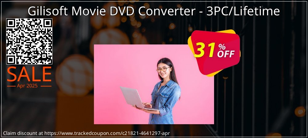 Gilisoft Movie DVD Converter - 3PC/Lifetime coupon on April Fools' Day offering discount