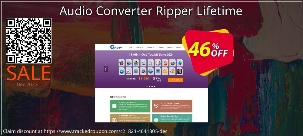 Audio Converter Ripper Lifetime coupon on National Walking Day discount