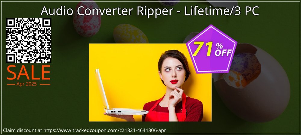 Audio Converter Ripper - Lifetime/3 PC coupon on Palm Sunday discount