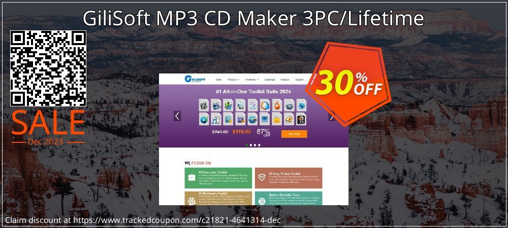 GiliSoft MP3 CD Maker 3PC/Lifetime coupon on Tell a Lie Day discount
