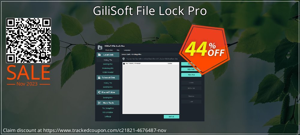 GiliSoft File Lock Pro coupon on April Fools' Day offering discount
