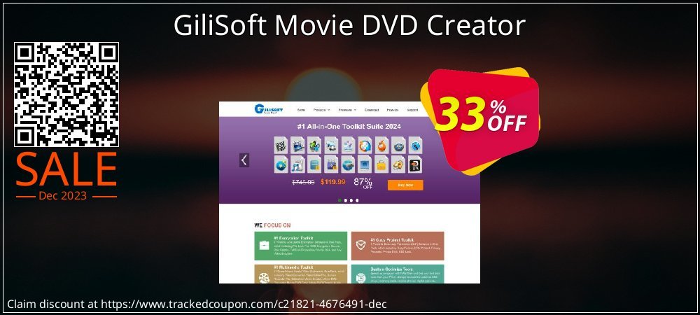 GiliSoft Movie DVD Creator coupon on World Party Day promotions