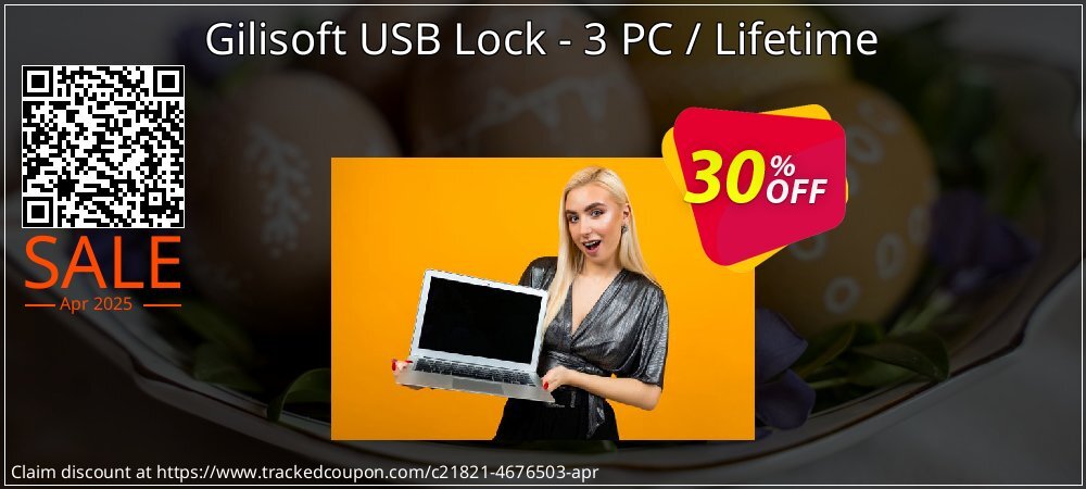 Gilisoft USB Lock - 3 PC / Lifetime coupon on Easter Day offer