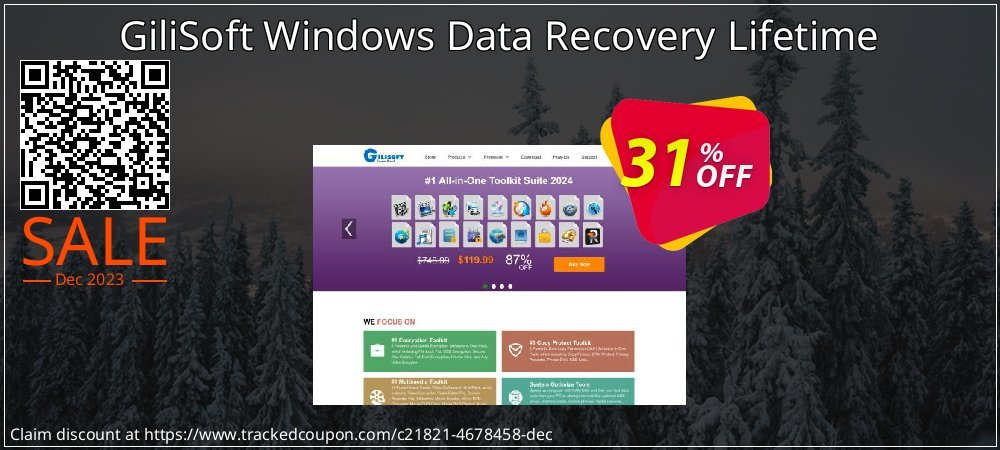 GiliSoft Windows Data Recovery Lifetime coupon on Easter Day offering discount
