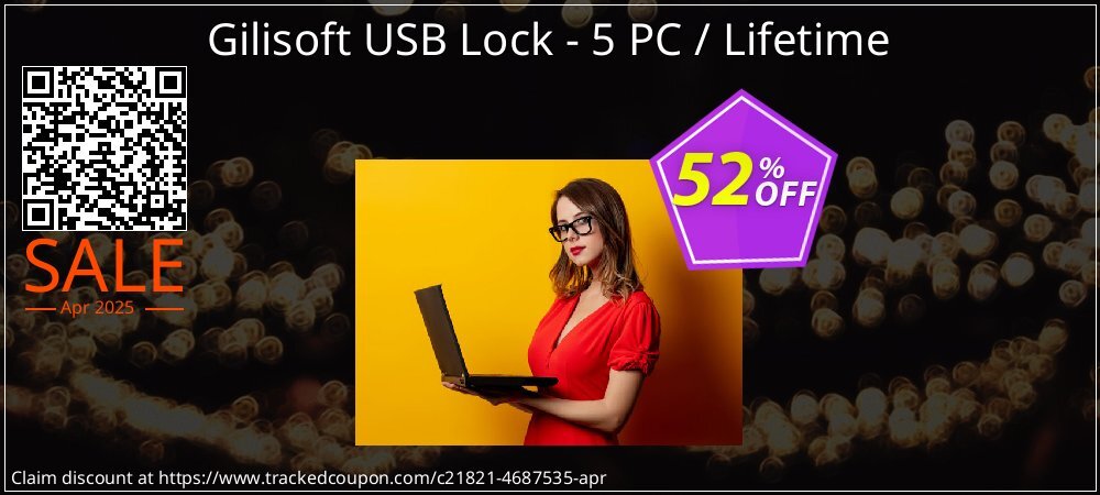 Gilisoft USB Lock - 5 PC / Lifetime coupon on Mother Day deals