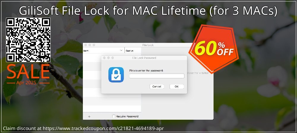 GiliSoft File Lock for MAC Lifetime - for 3 MACs  coupon on World Password Day offering discount