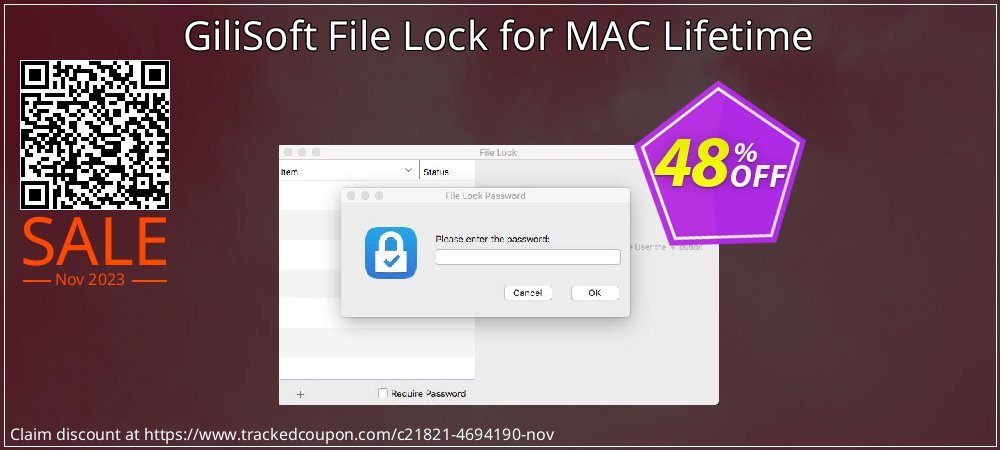 GiliSoft File Lock for MAC Lifetime coupon on National Walking Day offering discount