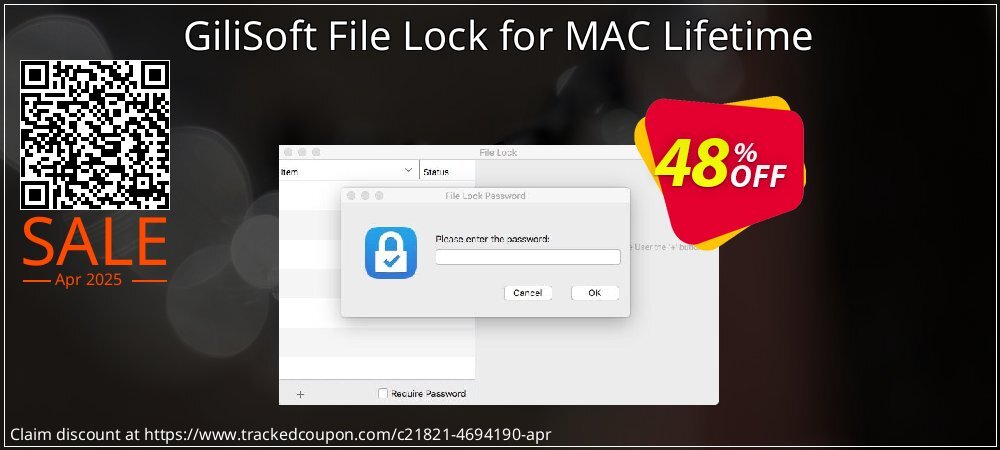 GiliSoft File Lock for MAC Lifetime coupon on National Walking Day offering discount