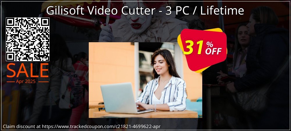 Gilisoft Video Cutter - 3 PC / Lifetime coupon on April Fools Day promotions