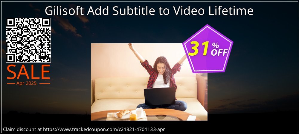 Gilisoft Add Subtitle to Video Lifetime coupon on Easter Day promotions