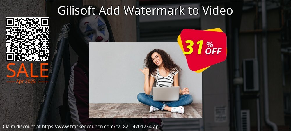 Gilisoft Add Watermark to Video coupon on World Password Day offer