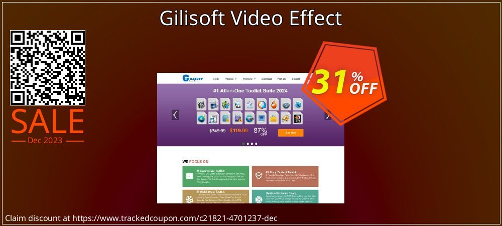 Gilisoft Video Effect coupon on Working Day offering sales