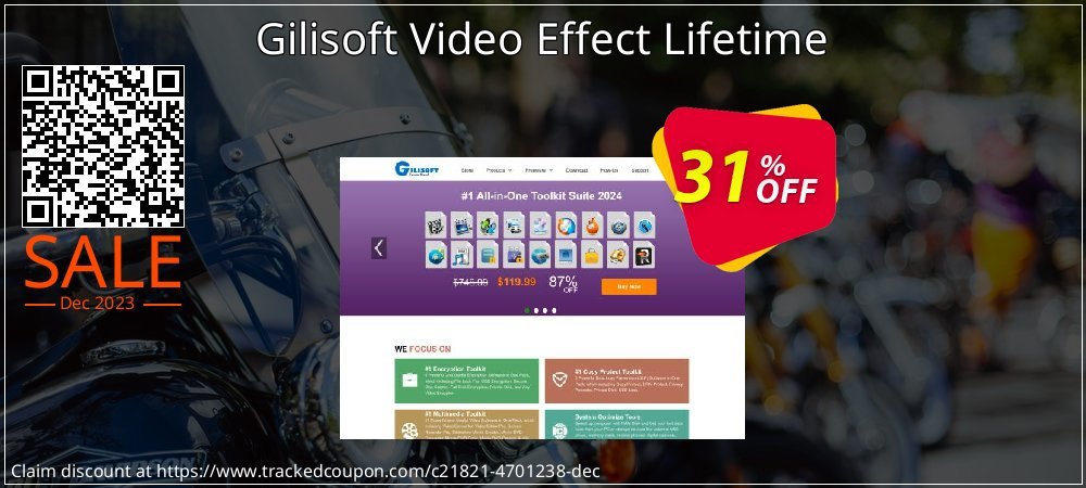Gilisoft Video Effect Lifetime coupon on Easter Day offering sales