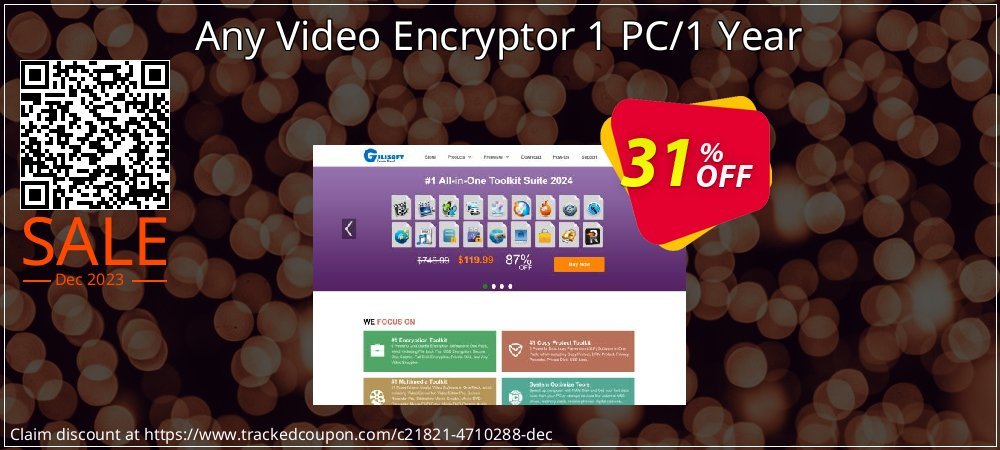 Any Video Encryptor 1 PC/1 Year coupon on Constitution Memorial Day offer