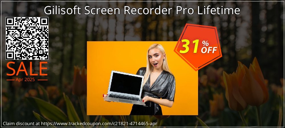 Gilisoft Screen Recorder Pro Lifetime coupon on National Walking Day offer