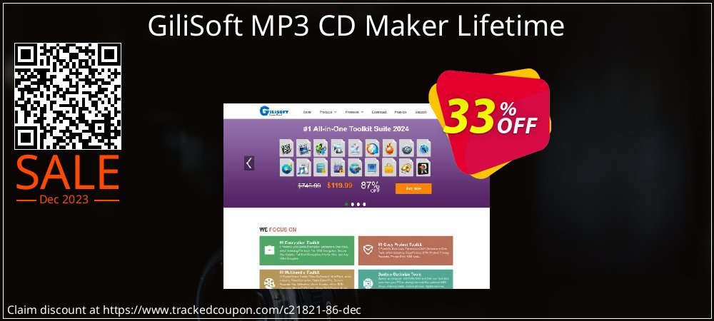 GiliSoft MP3 CD Maker Lifetime coupon on World Party Day discount