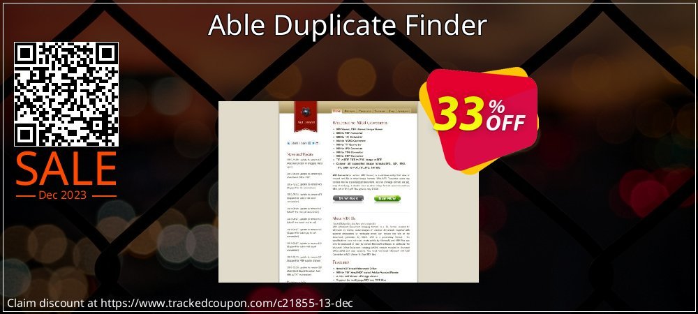 Able Duplicate Finder coupon on Virtual Vacation Day promotions