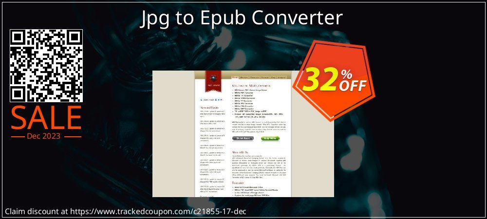 Jpg to Epub Converter coupon on April Fools' Day offering discount
