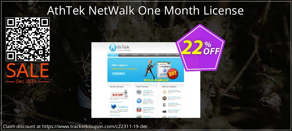 AthTek NetWalk One Month License coupon on ​Coffee Day sales
