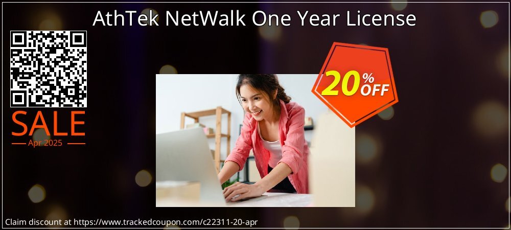 AthTek NetWalk One Year License coupon on National Walking Day offering discount