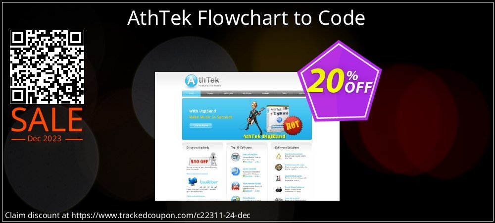 AthTek Flowchart to Code coupon on World Password Day sales