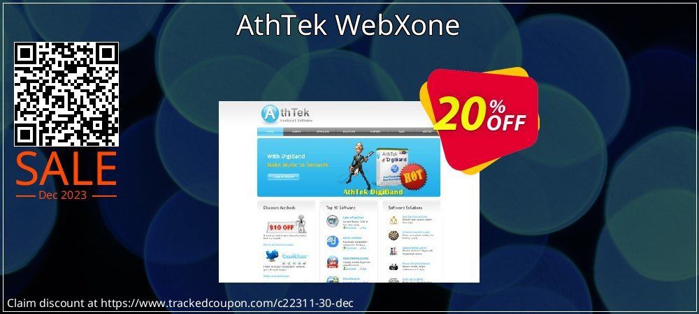 AthTek WebXone coupon on National Walking Day offering sales