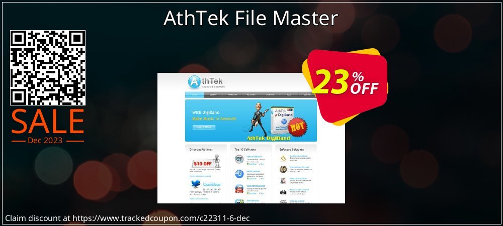 AthTek File Master coupon on All Hallows' evening offering sales