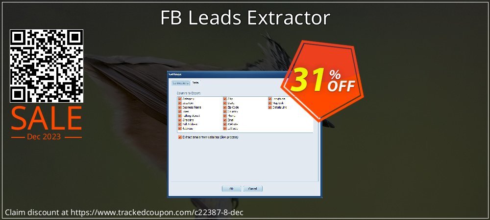 FB Leads Extractor coupon on Easter Day offering sales