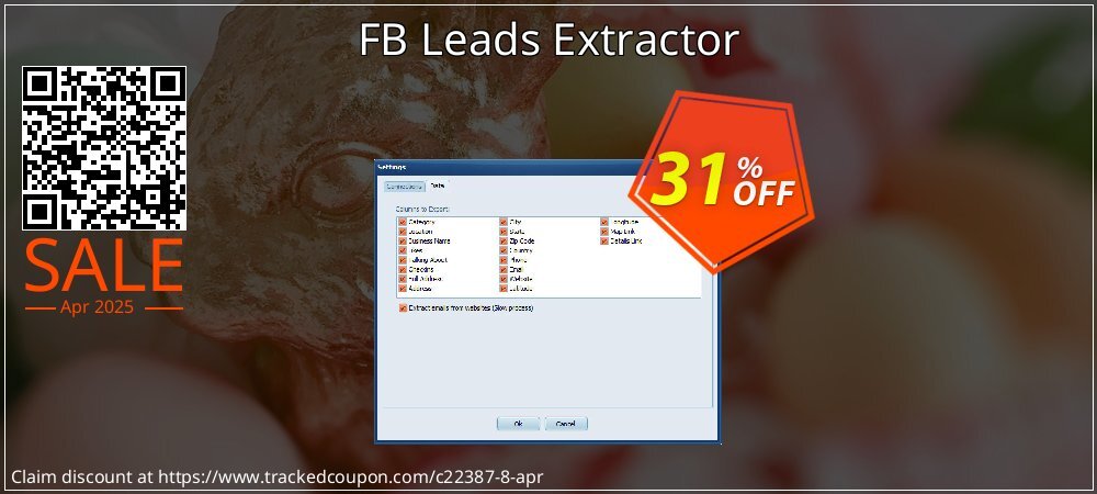 FB Leads Extractor coupon on Easter Day offering sales