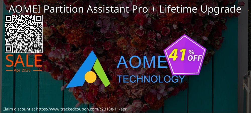 AOMEI Partition Assistant Pro + Lifetime Upgrade coupon on National Loyalty Day offering discount