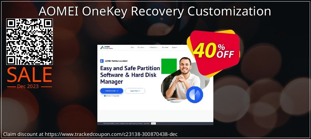 AOMEI OneKey Recovery Customization coupon on Easter Day discounts