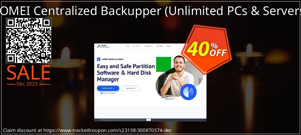 AOMEI Centralized Backupper - Unlimited PCs & Servers  coupon on Tell a Lie Day promotions