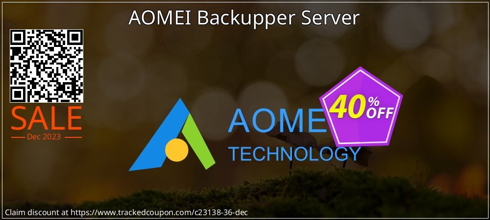 AOMEI Backupper Server coupon on Palm Sunday sales