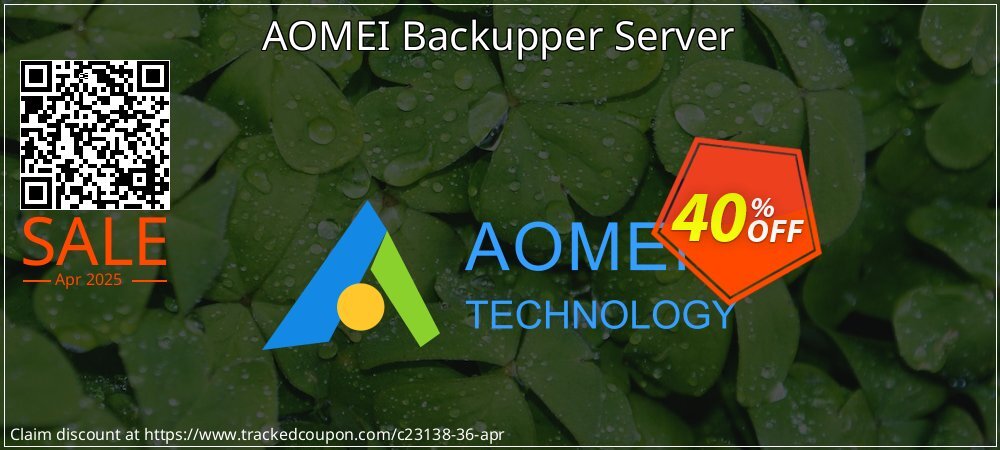 AOMEI Backupper Server coupon on World Party Day deals