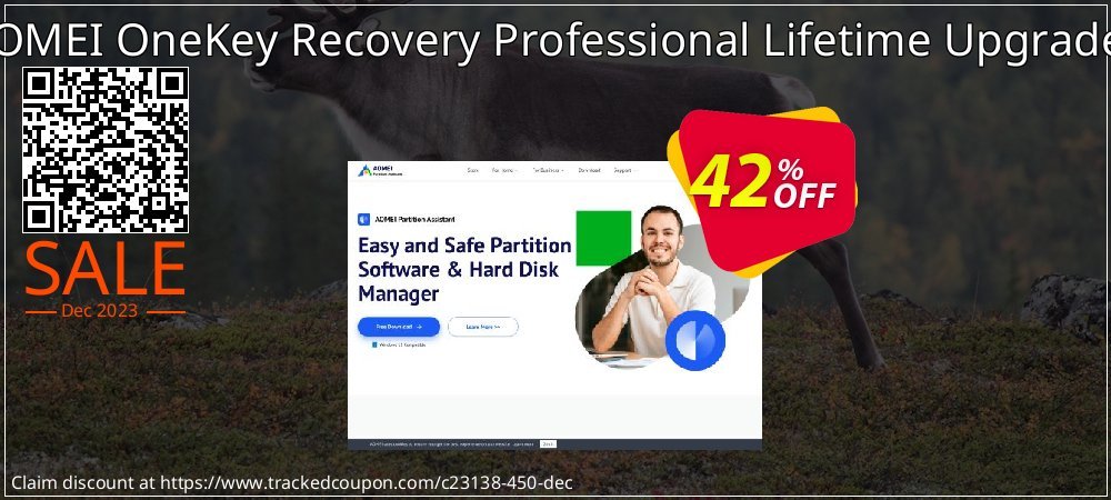 AOMEI OneKey Recovery Professional Lifetime Upgrades coupon on All Souls Day promotions