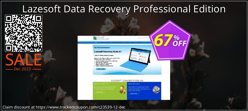 Lazesoft Data Recovery Professional Edition coupon on Working Day deals