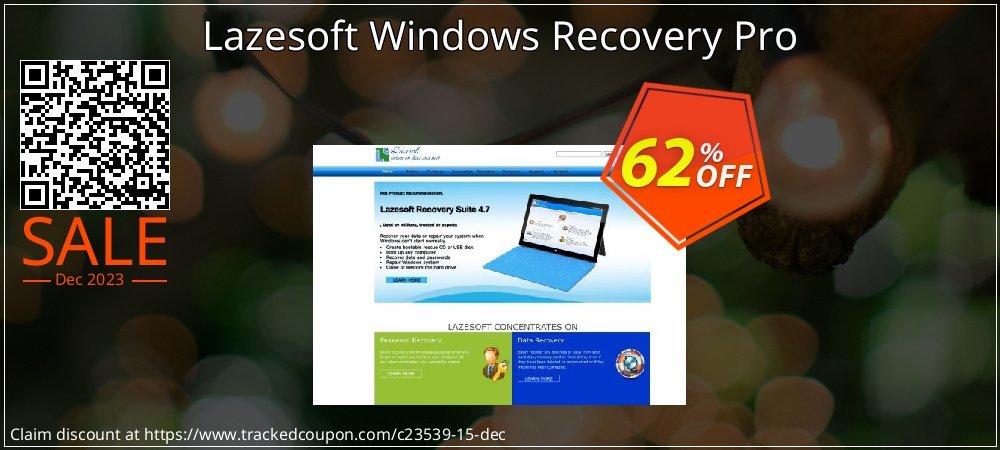 Lazesoft Windows Recovery Pro coupon on Mother Day offering discount