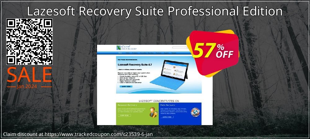 Lazesoft Recovery Suite Professional Edition coupon on Melbourne Cup Day deals