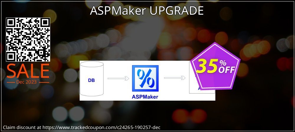 ASPMaker UPGRADE coupon on Working Day deals