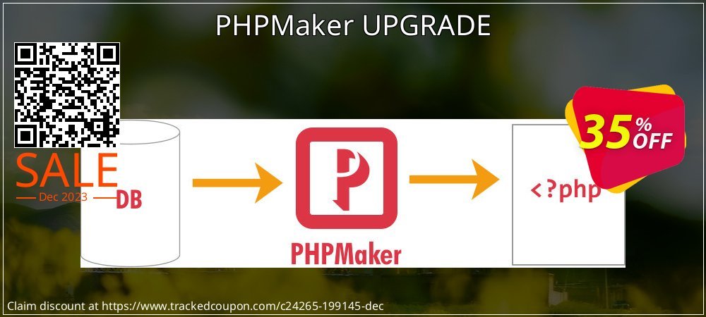 PHPMaker UPGRADE coupon on World Backup Day offering discount