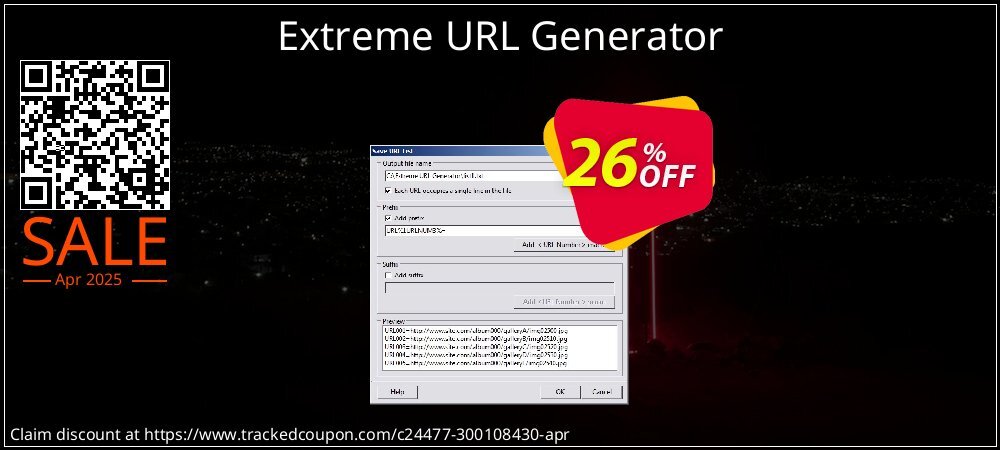 Extreme URL Generator coupon on Mother Day deals