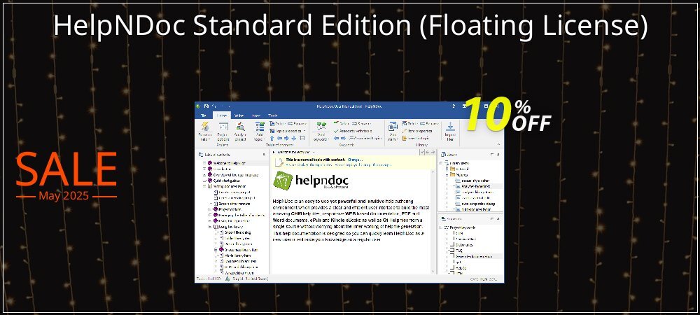 HelpNDoc Standard Edition - Floating License  coupon on National Loyalty Day promotions