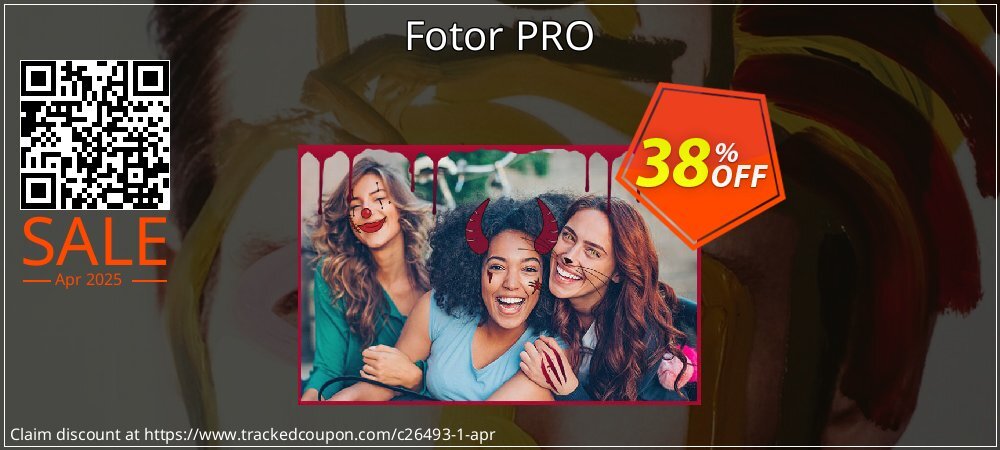 Fotor PRO coupon on World Party Day sales